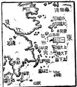 浙江三門灣地圖